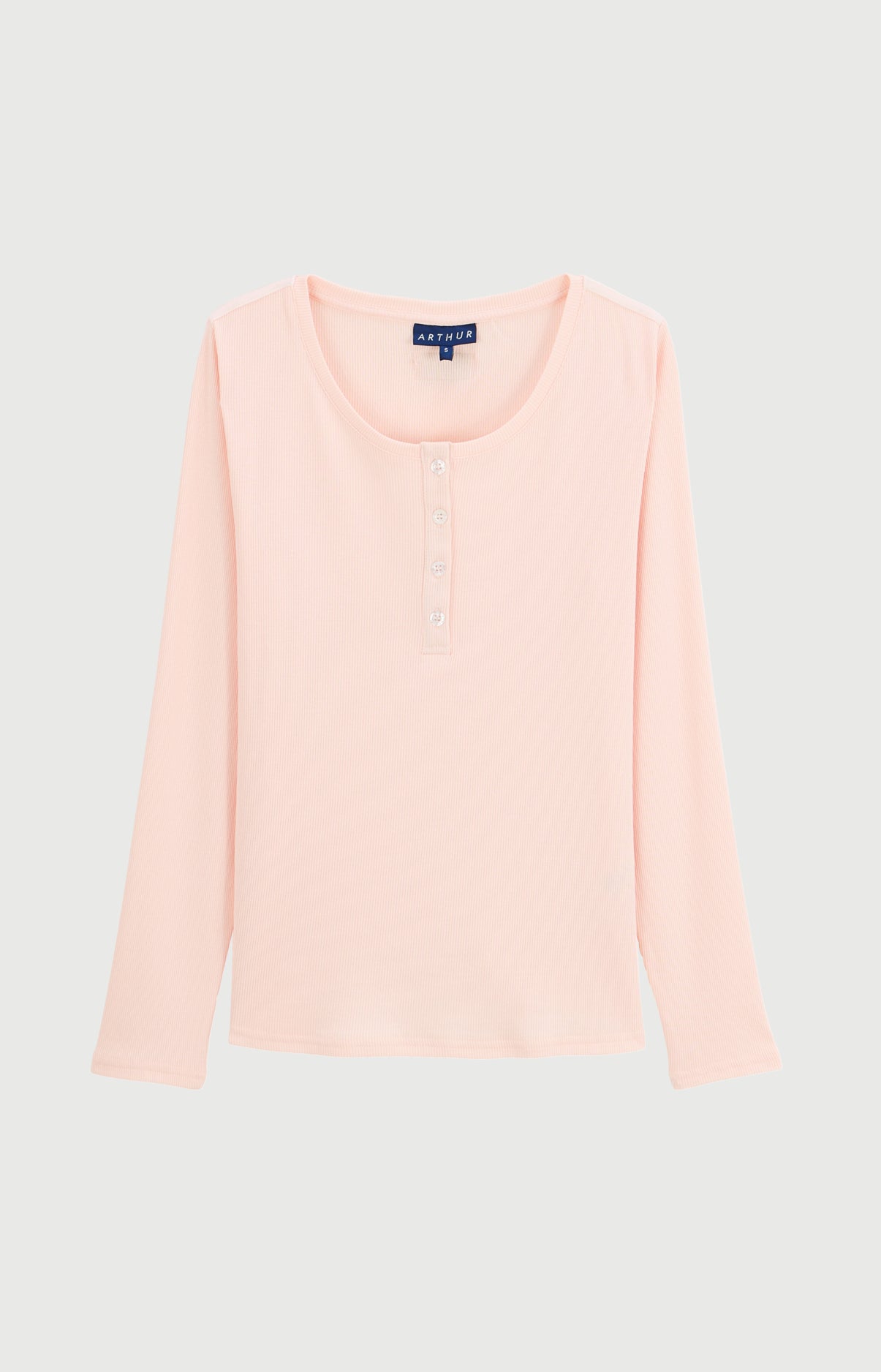 arthur-bob-magnolia-tee-shirt-nuit-rose-coton-modal image 1