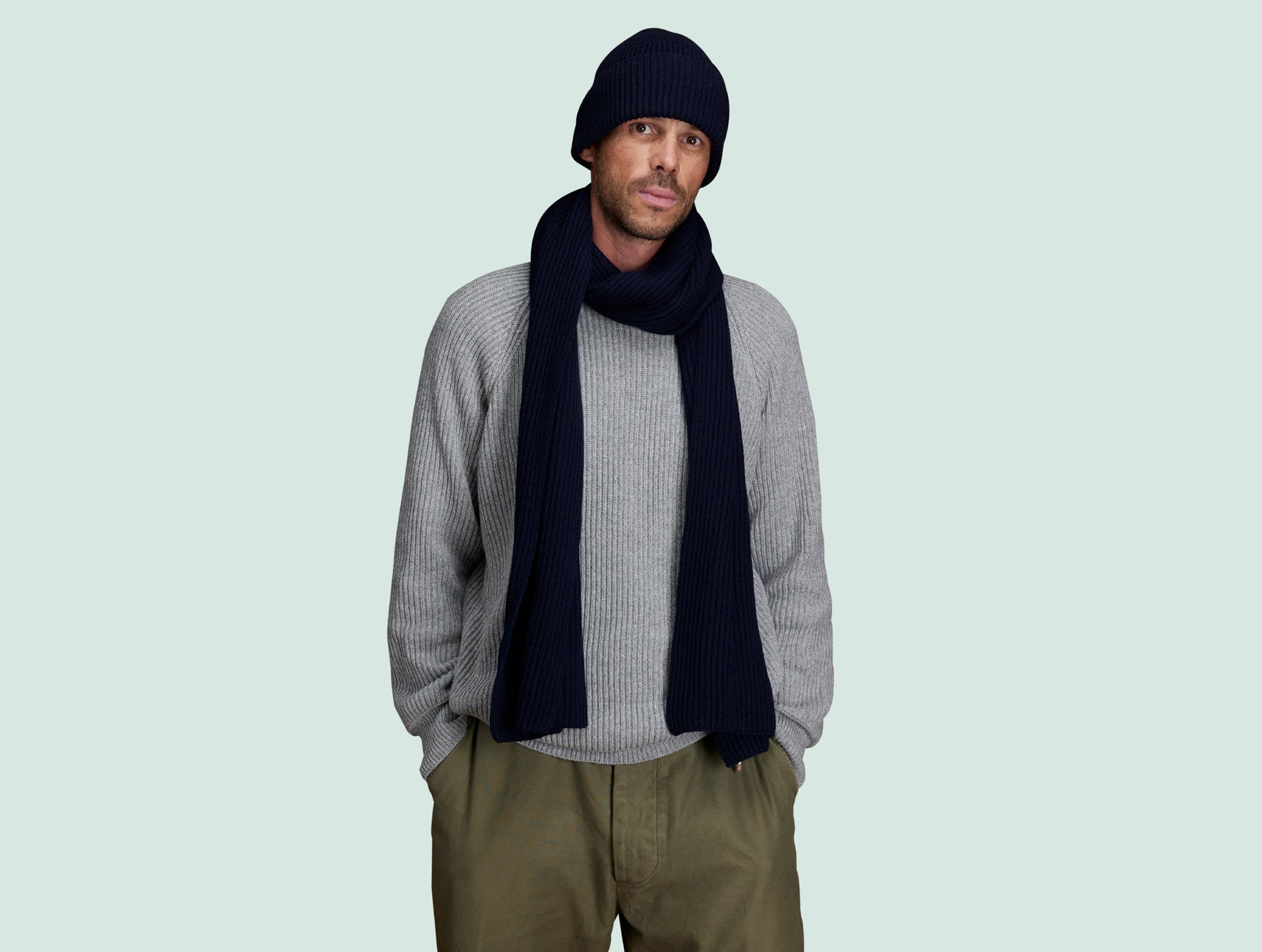 p-trone-charpe-laine-m-rinos-bleu-marine-taille-unique image 6
