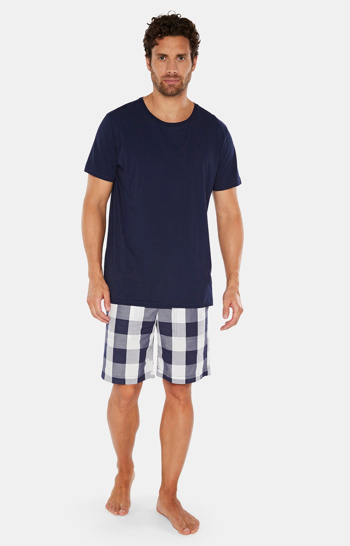 arthur-bob-tee-shirt-coton-pima-bleu-marine-homme image 5