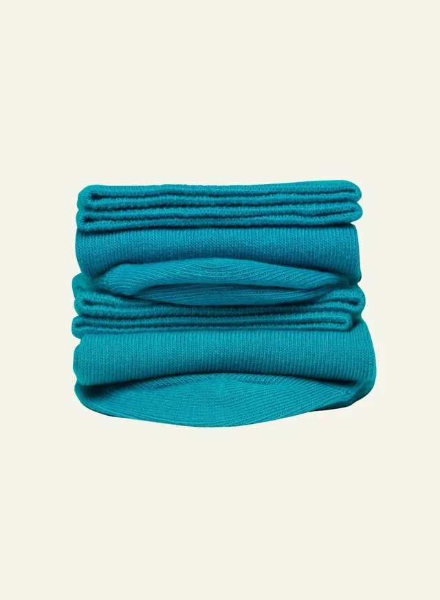 archiduchesse-courte-bleu-canard-chaussettes-courtes-coton image 1