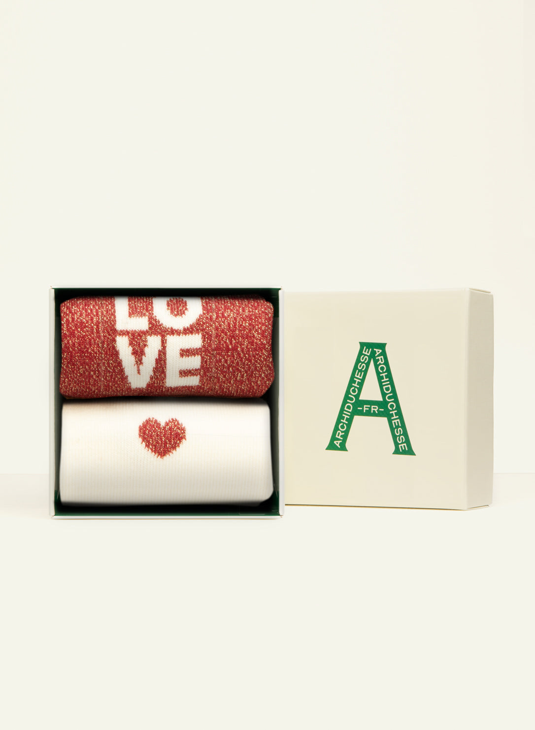 archiduchesse-fantaisie-duo-love-chaussettes-coffret-tu-rouge image 1