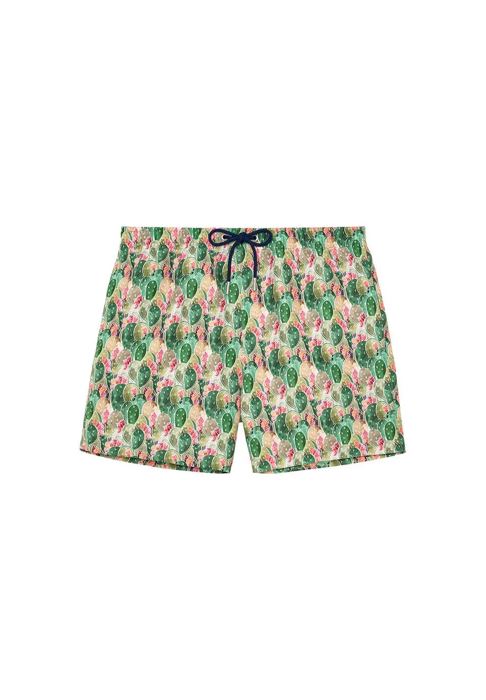 hom-h-fresh-taormina-short-bain-homme-green-print-figuier image 1