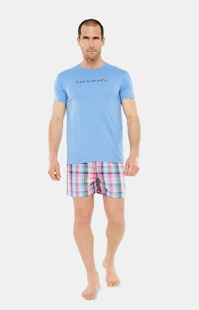 arthur-bob-pyjam-ricain-se-lever-du-bon-pied-pyjama-coton-l image 1
