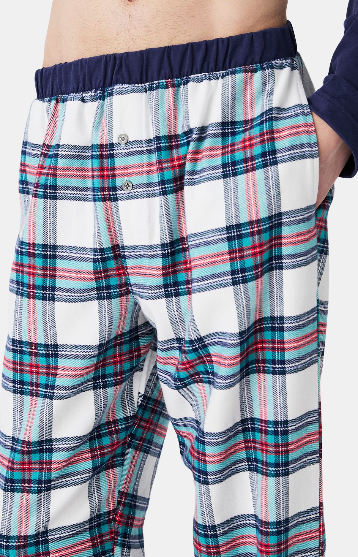 arthur-bob-logan-pyjama-long-homme-coton-marine image 5
