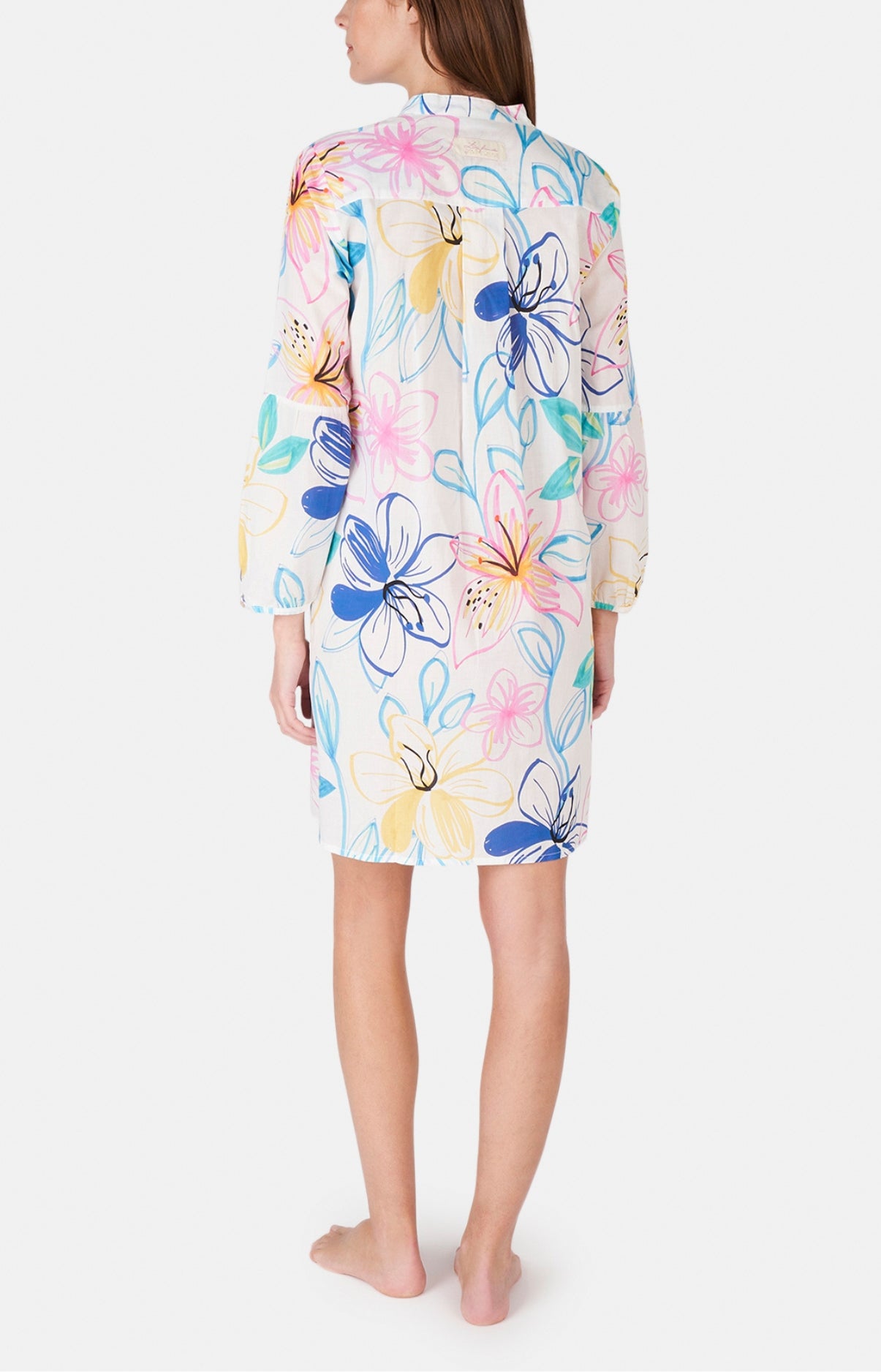 arthur-bob-liquette-flore-chemise-de-nuit-40-42-fleurie image 5