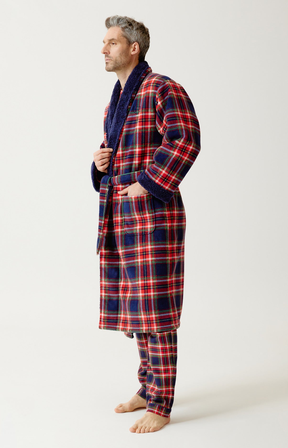 arthur-bob-l-on-robe-de-chambre-polaire-rouge image 5