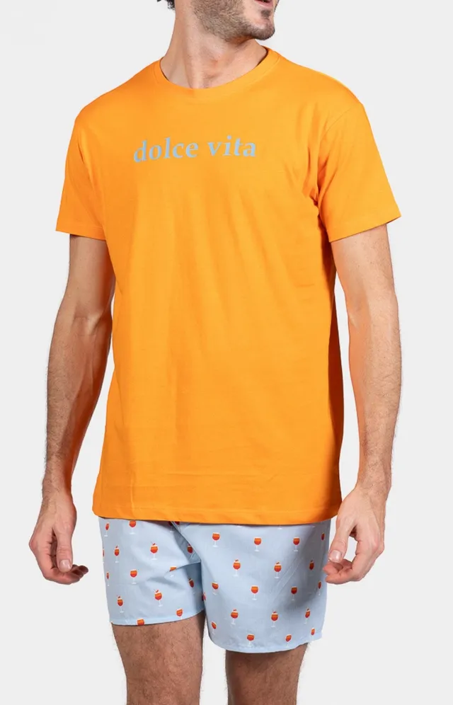 arthur-bob-ap-ro-pyjama-court-coton-ciel image 1