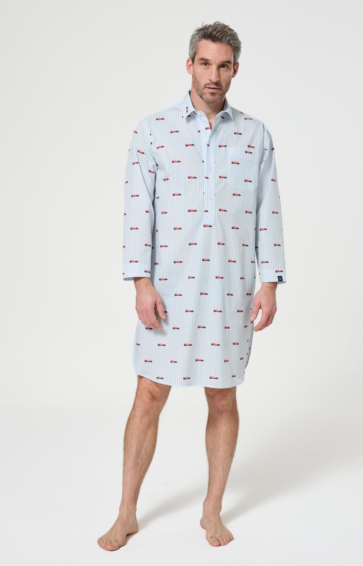 arthur-bob-chemise-de-nuit-grand-prix-ciel-coton-bio image 1