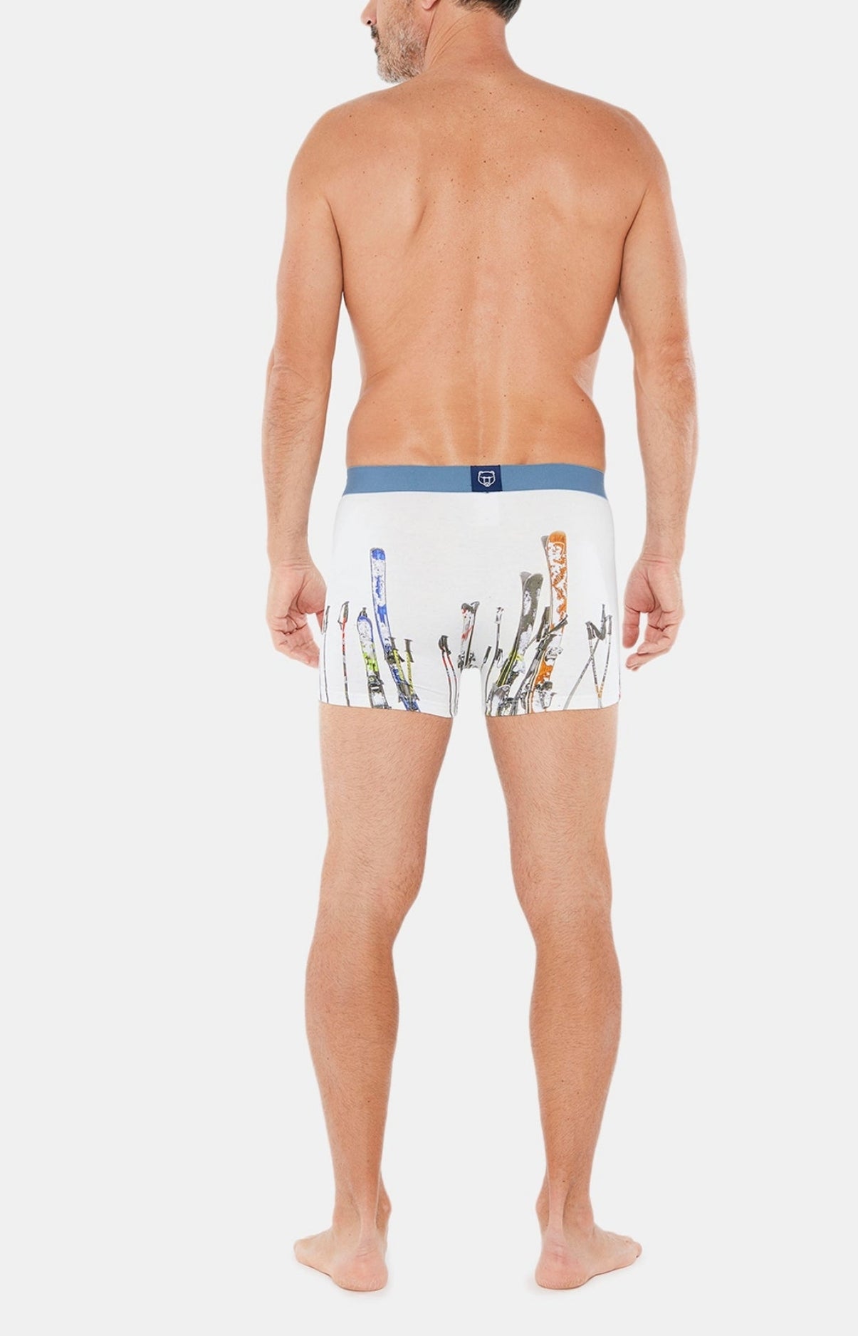 arthur-bob-ski-boxer-blanc-coton-bio-homme image 4