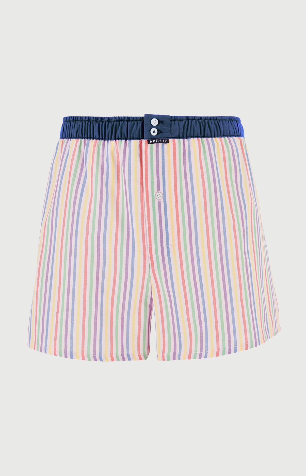 arthur-le-club-n-1215-cale-on-homme-rose-rayures-coton-bio image 3