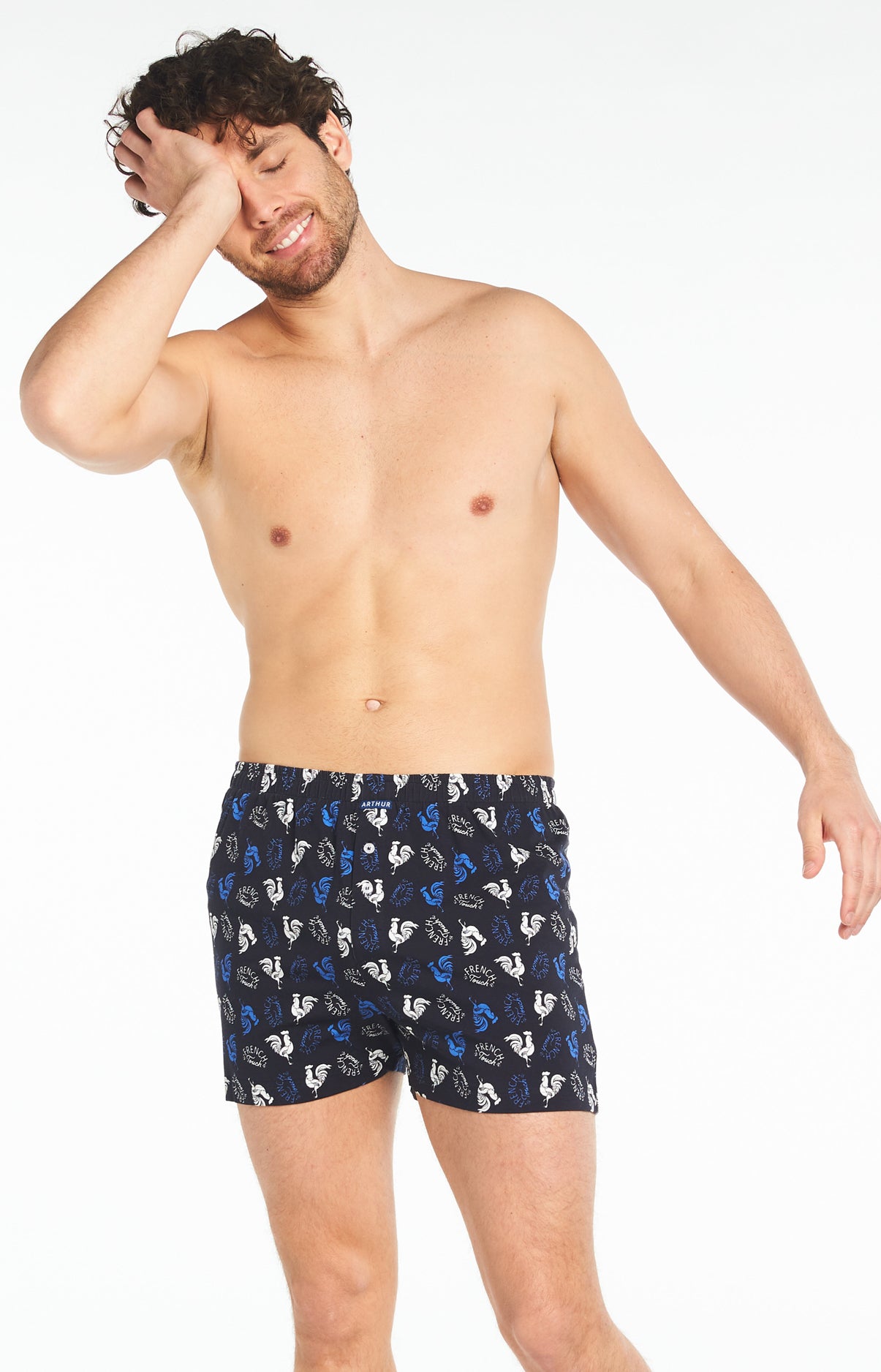 arthur-le-club-coq-cale-on-de-nuit-homme-noir-coton-bio image 5