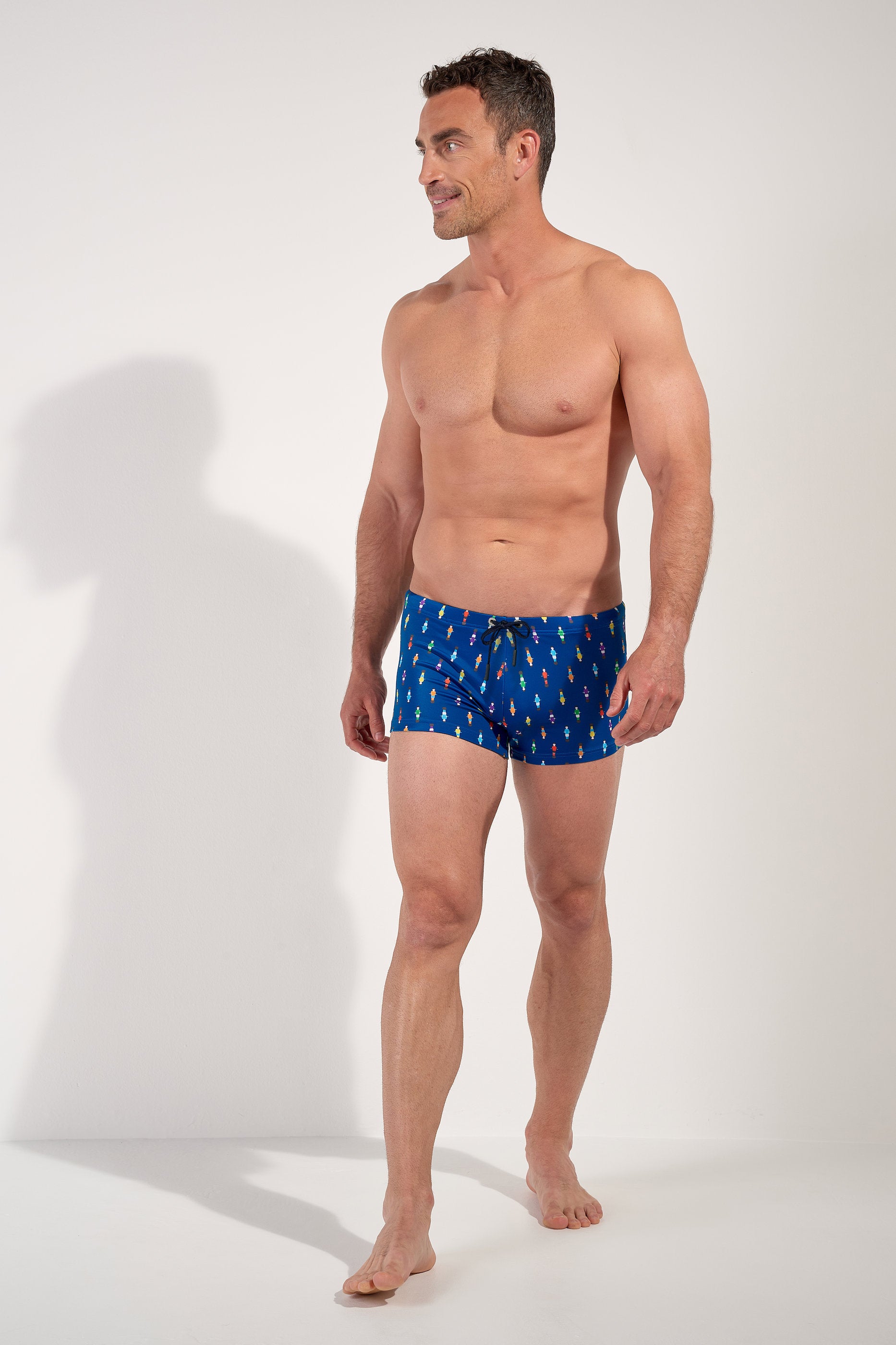hom-calcio-short-de-bain-homme-navy-imprim-foot image 4