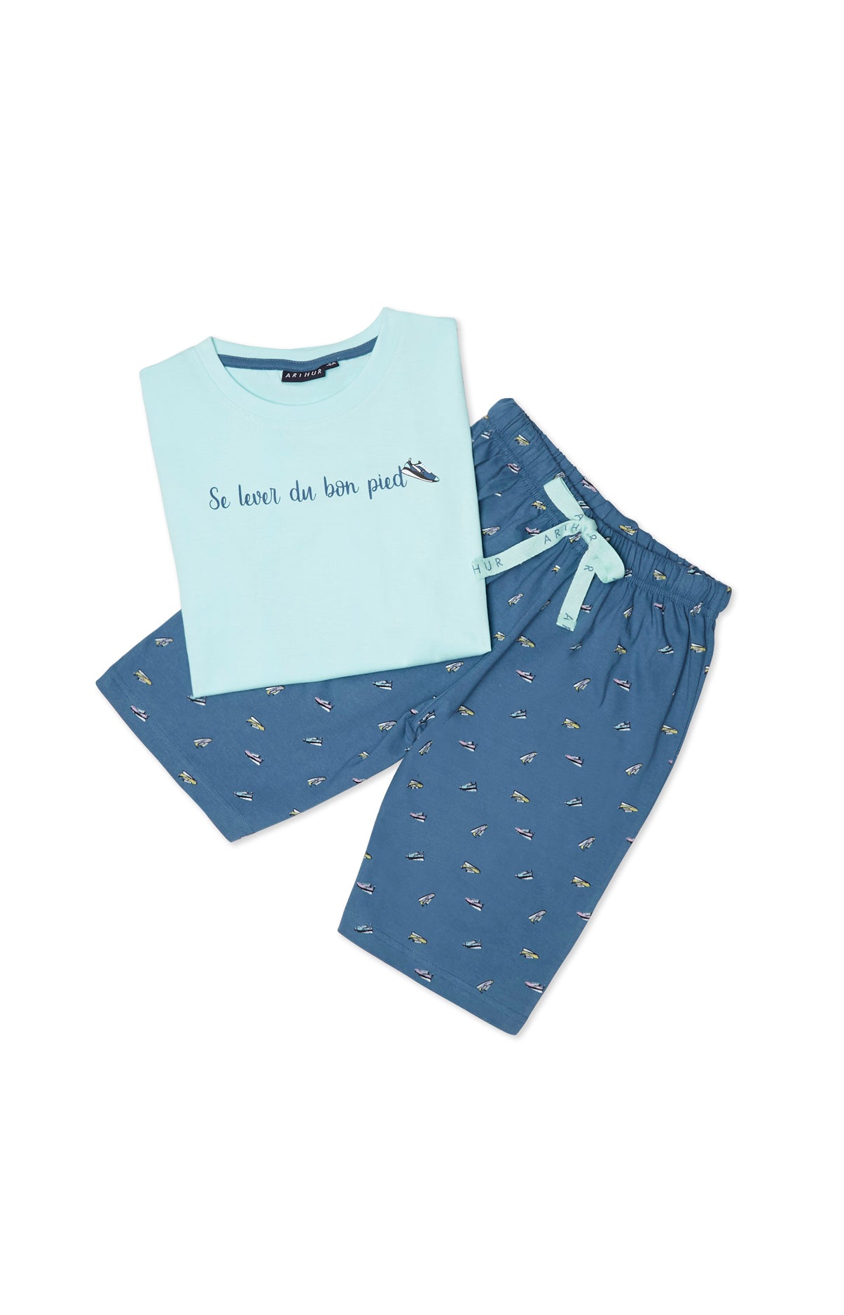 arthur-bob-sneakers-duck-pyjashort-enfant-bleu-8a image 3