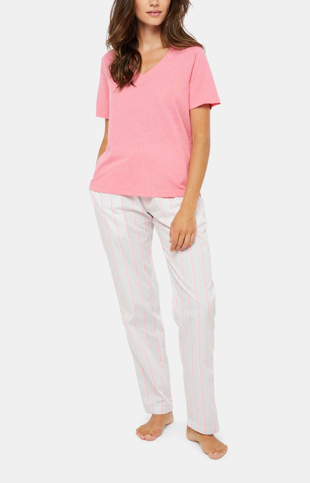 arthur-bob-camille-pantalon-sable-rayures-coton-bio image 4