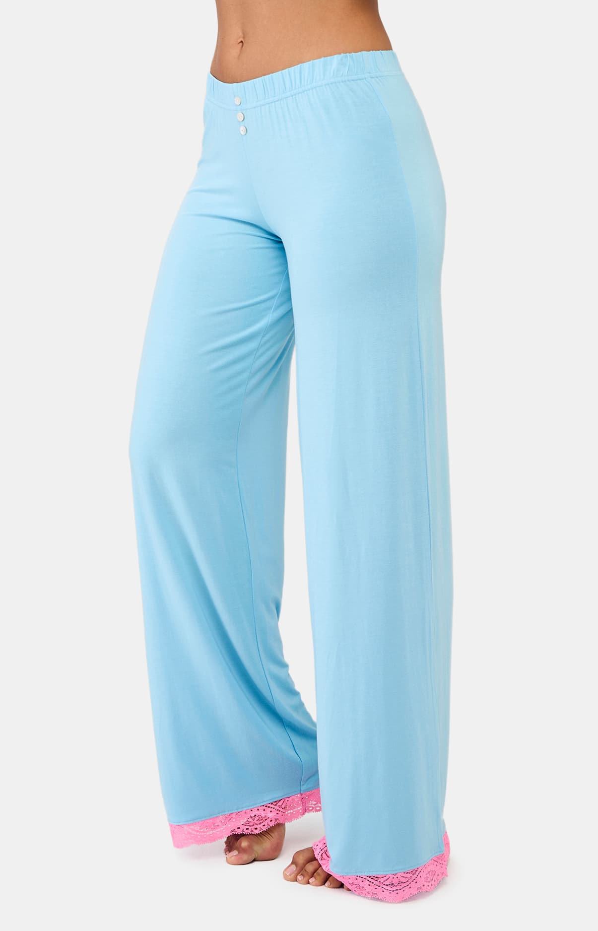 arthur-bob-pantalon-modal-turquoise-doux-lagon-femme image 5
