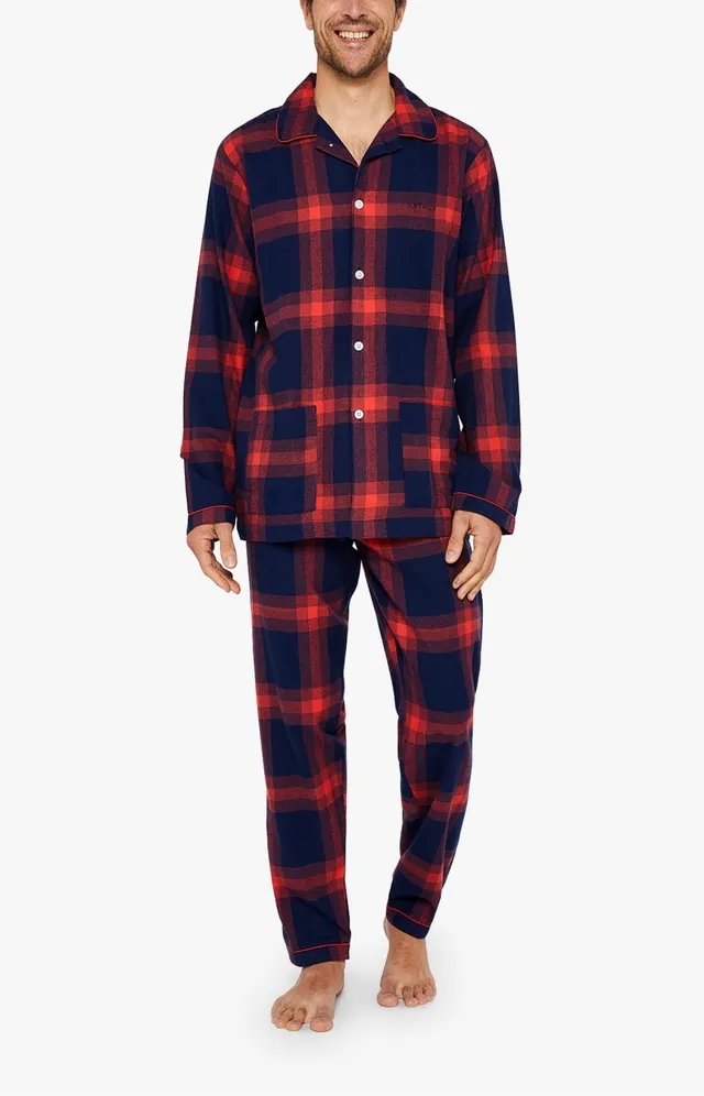 arthur-bob-on-fire-pyjama-flanelle-rouge-homme image 1