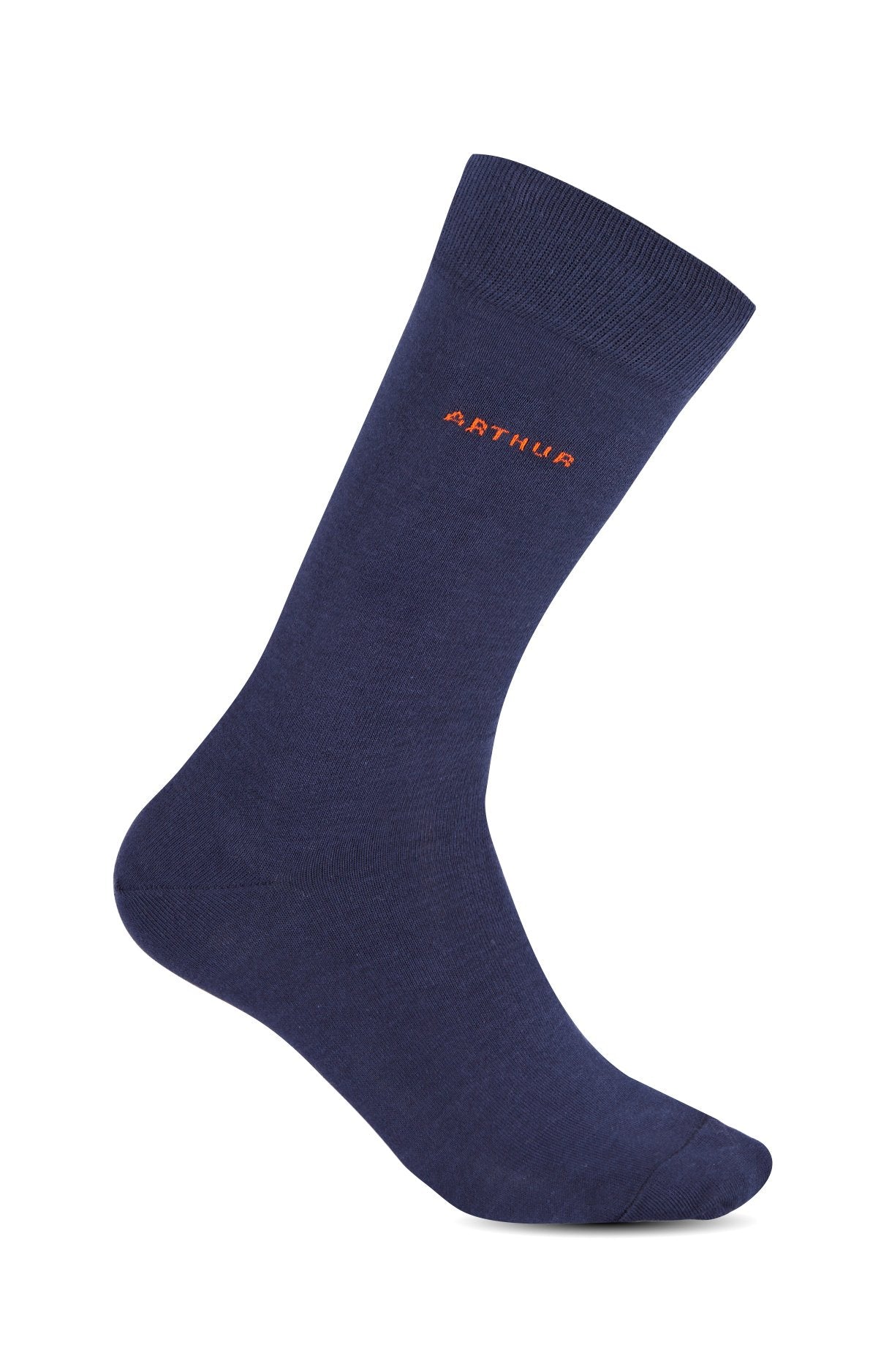 arthur-bob-chaussettes-homme-marine-40-46-coton image 1