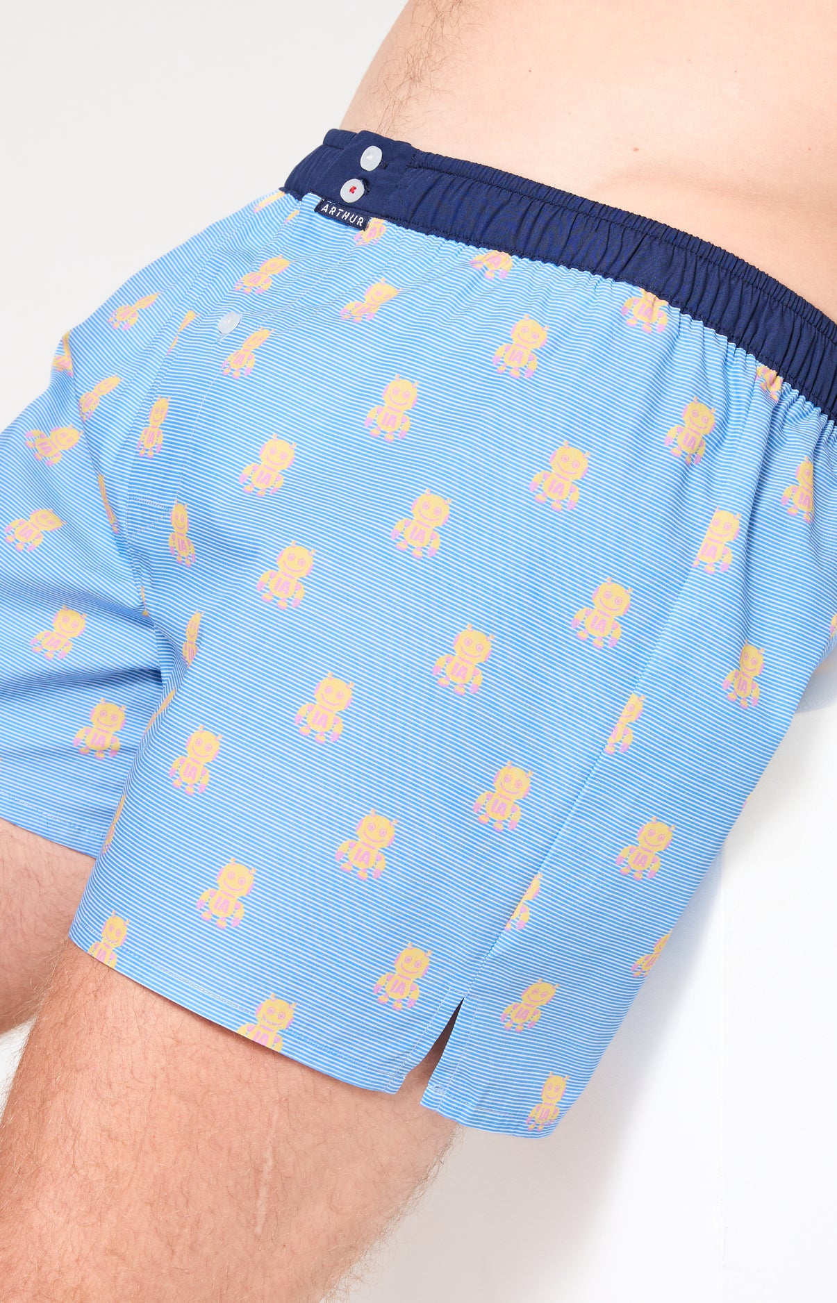arthur-le-club-cale-on-n-1217-coton-bio-bleu image 5