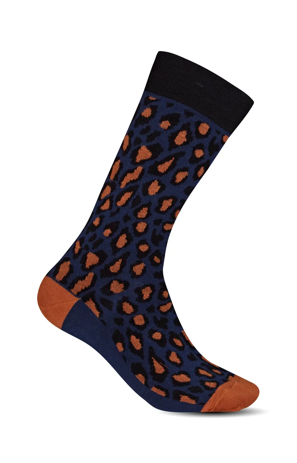 arthur-bob-chaussettes-l-opard-femme-marine-36-40 image 1