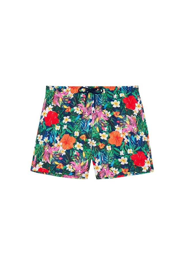 hom-h-fresh-peacock-beach-short-de-bain-multicolore-polyester image 1