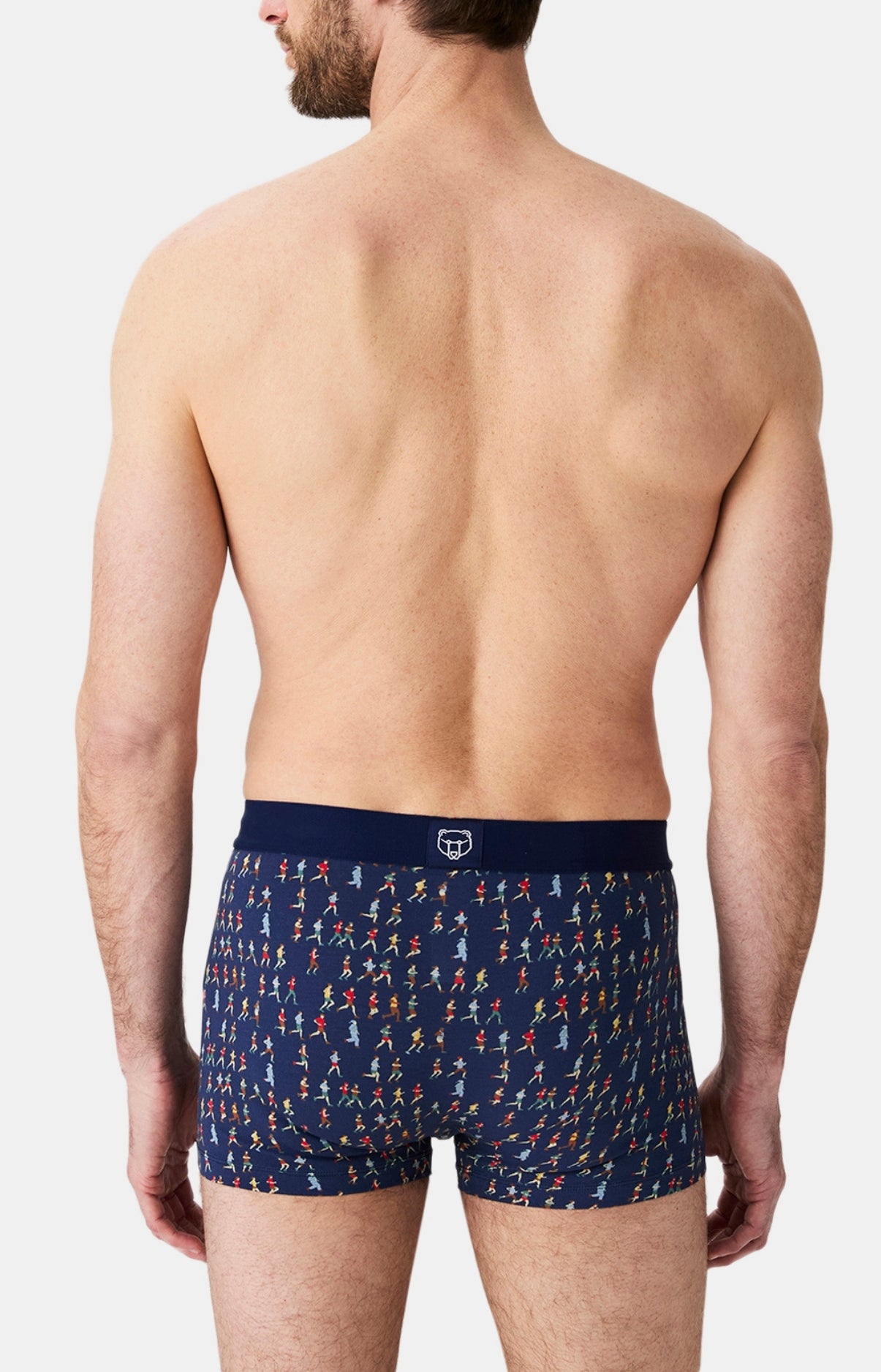 arthur-bob-marathon-boxer-homme-marine-coton-bio image 6