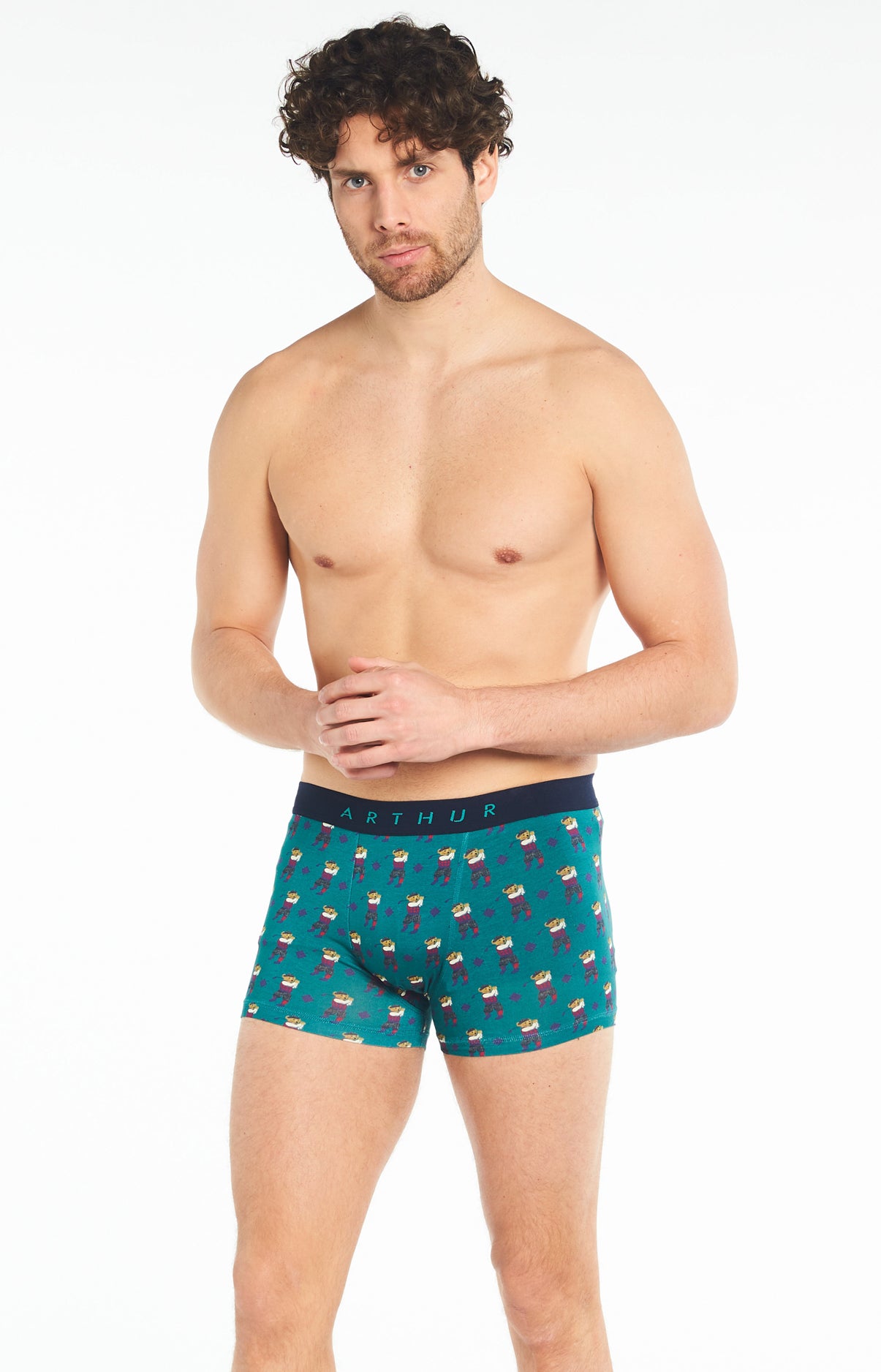 arthur-bob-green-de-champion-boxer-homme-vert image 4