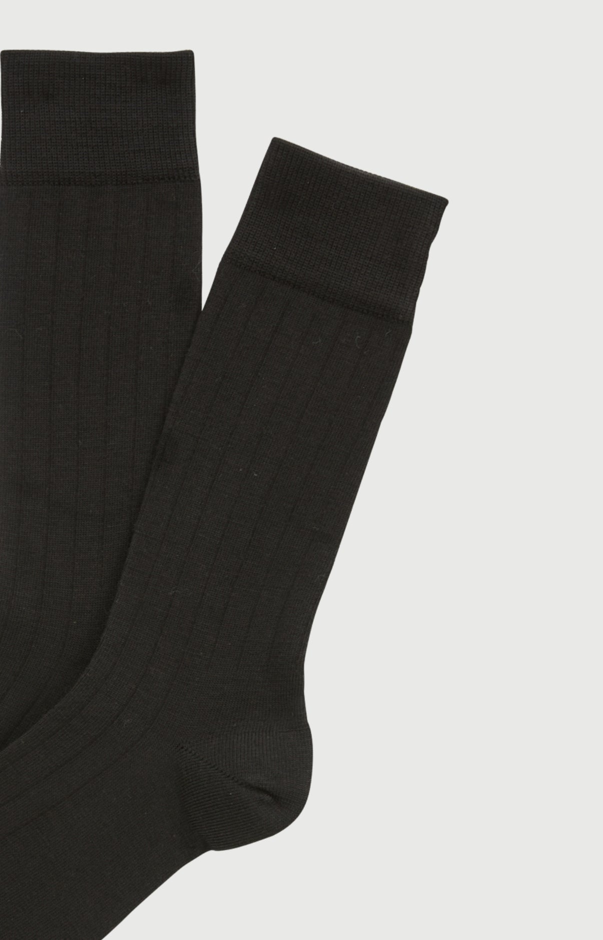 arthur-bob-chaussettes-laine-coton-noir-40-46-chaudes image 2