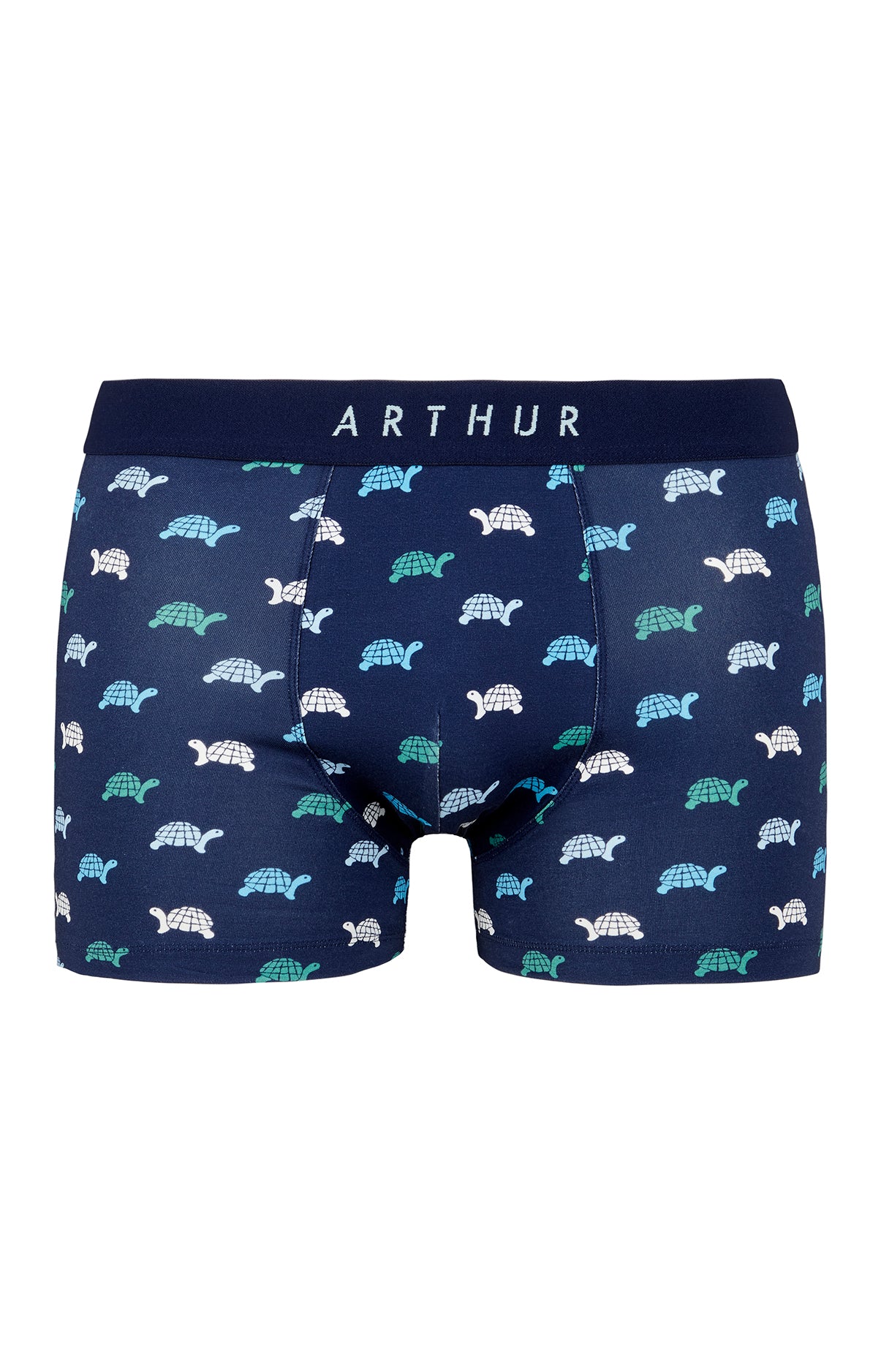 arthur-tortue-boxer-homme-marine-taille-m-coton-bio image 3