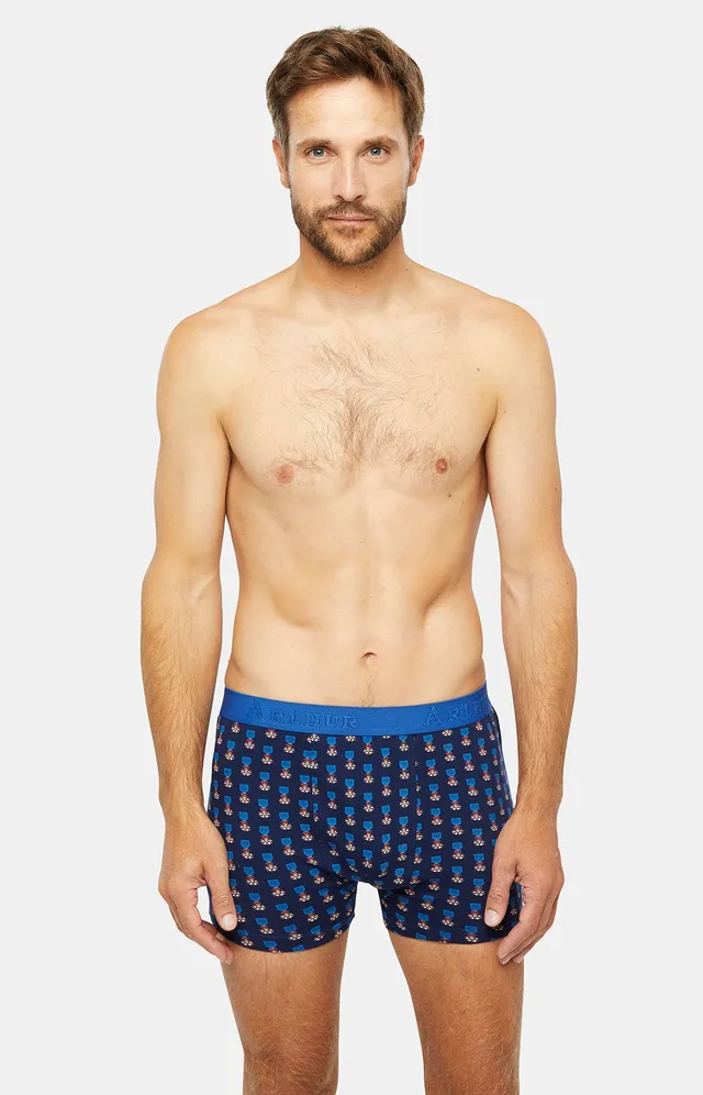 arthur-bob-legion-dormeur-boxer-homme-coton-bleu image 1