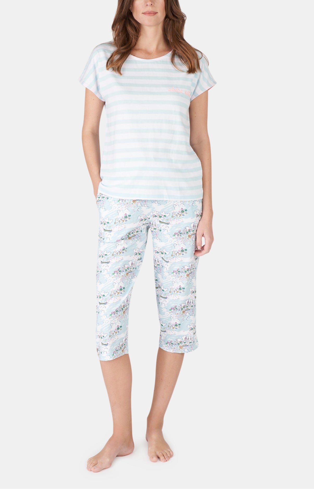 arthur-bob-pyjacorsaire-coton-bio-dolce-vita-bleu image 1
