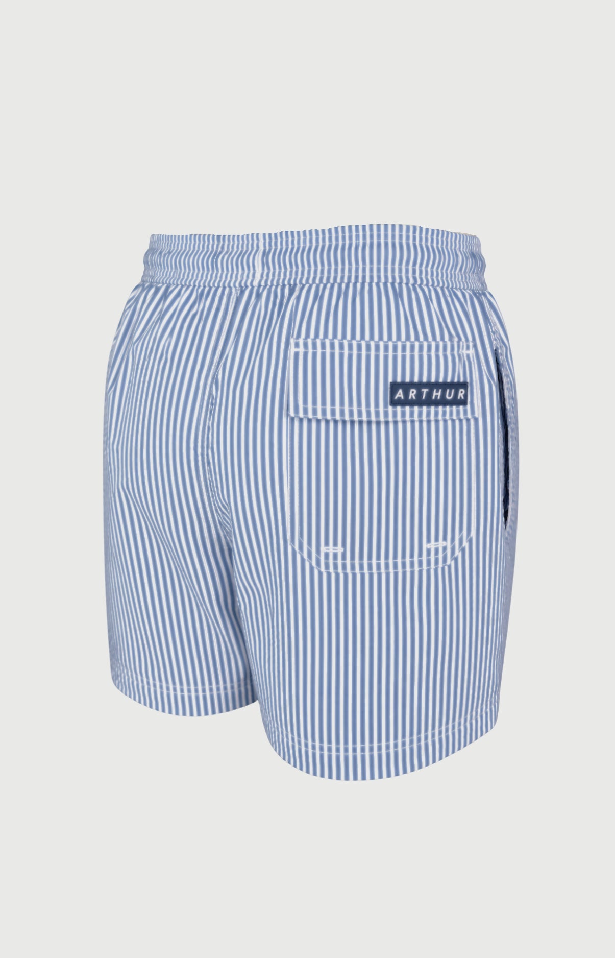 arthur-bob-baptiste-short-de-bain-homme-bleu-rayures image 5