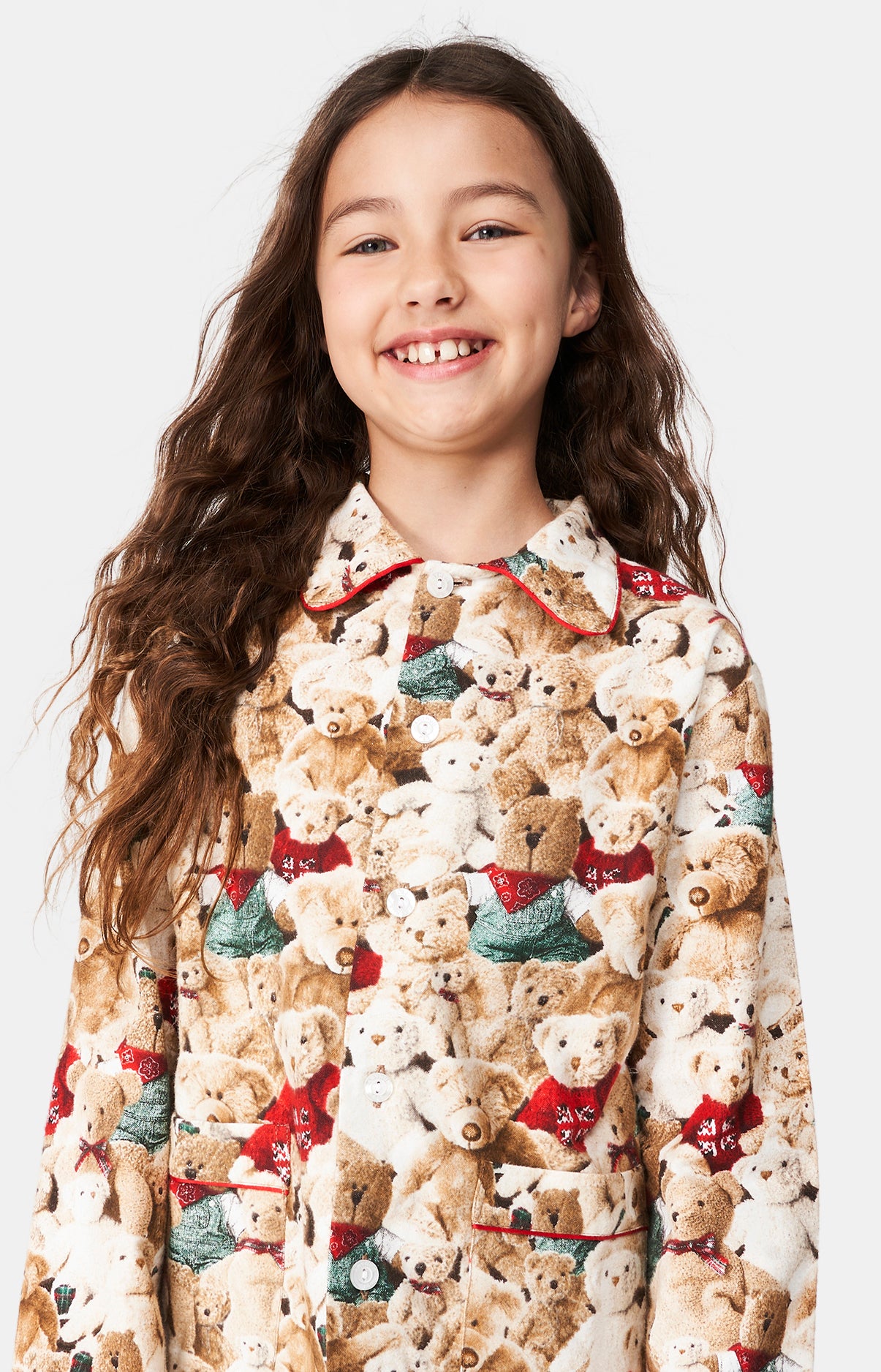 arthur-bob-teddy-pyjama-enfant-brun-coton-pilou image 2