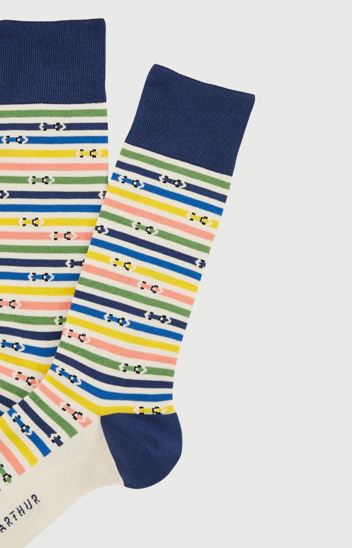 arthur-bob-chaussettes-coton-bolide-multicolore-40-46 image 2
