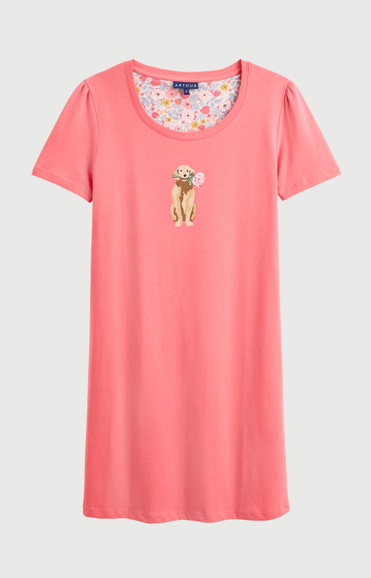 arthur-bob-nina-chemise-de-nuit-multicolore-coton-bio image 3