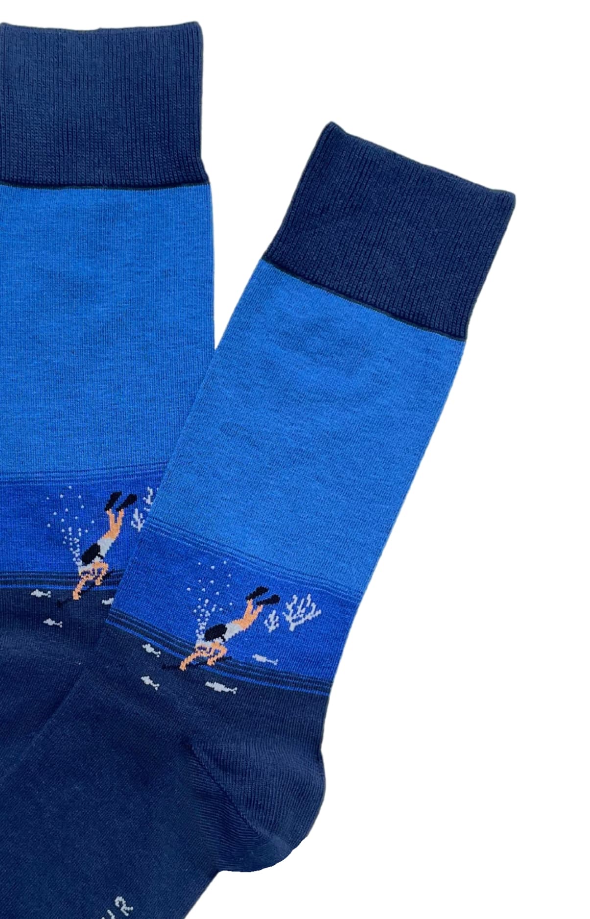 arthur-dive-chaussettes-coton-marine-40-46-fantaisie image 2