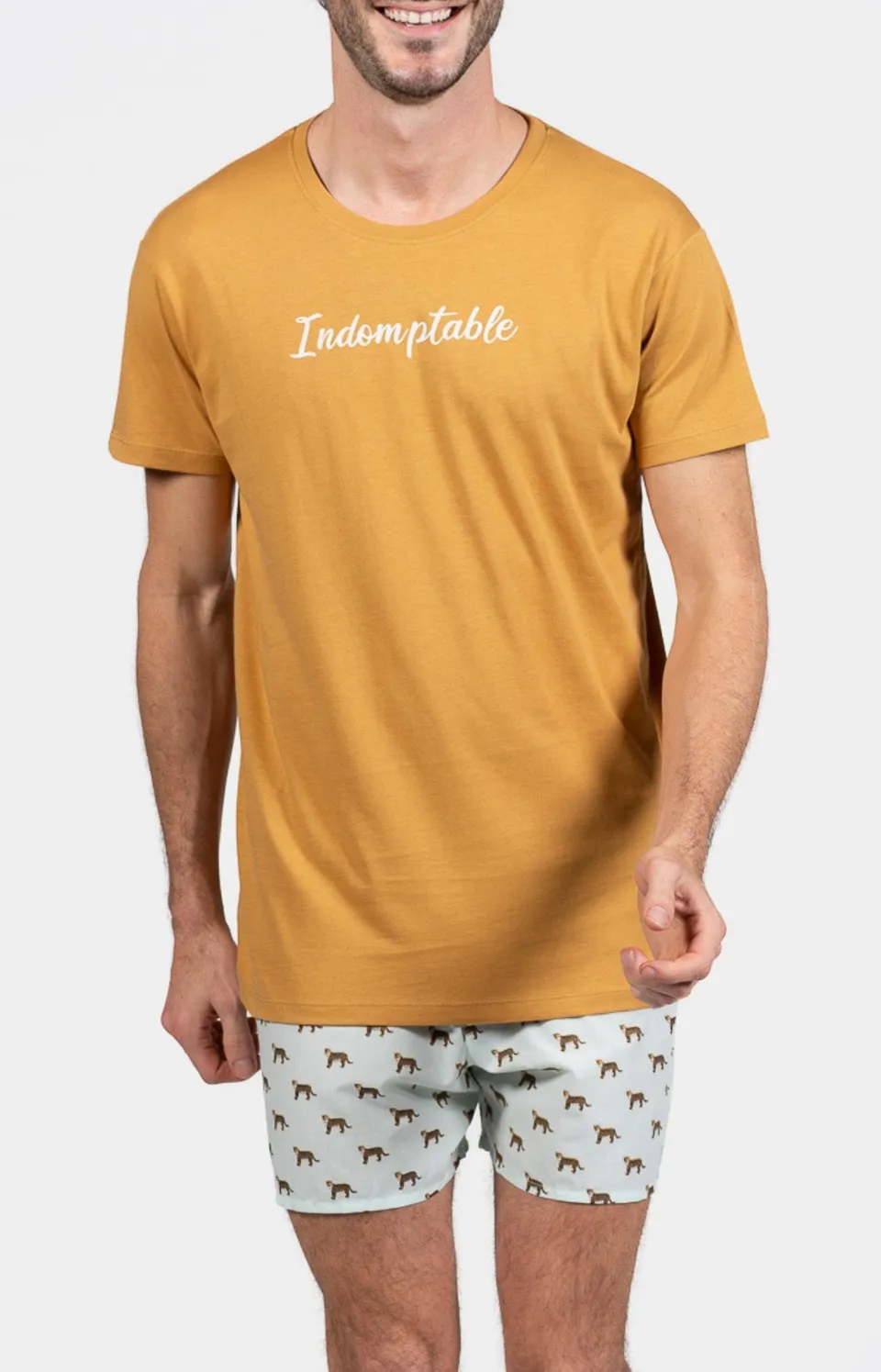 arthur-bob-khan-pyjama-ice-l-coton-manches-courtes image 1
