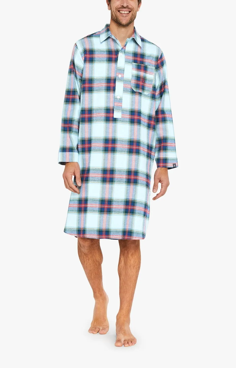 arthur-bob-logan-chemise-de-nuit-homme-glace-flanelle image 1
