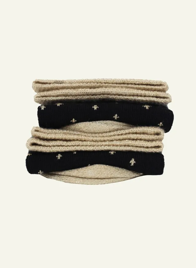 archiduchesse-fantaisie-ciel-toil-chaussettes-36-41-lurex-dor image 1