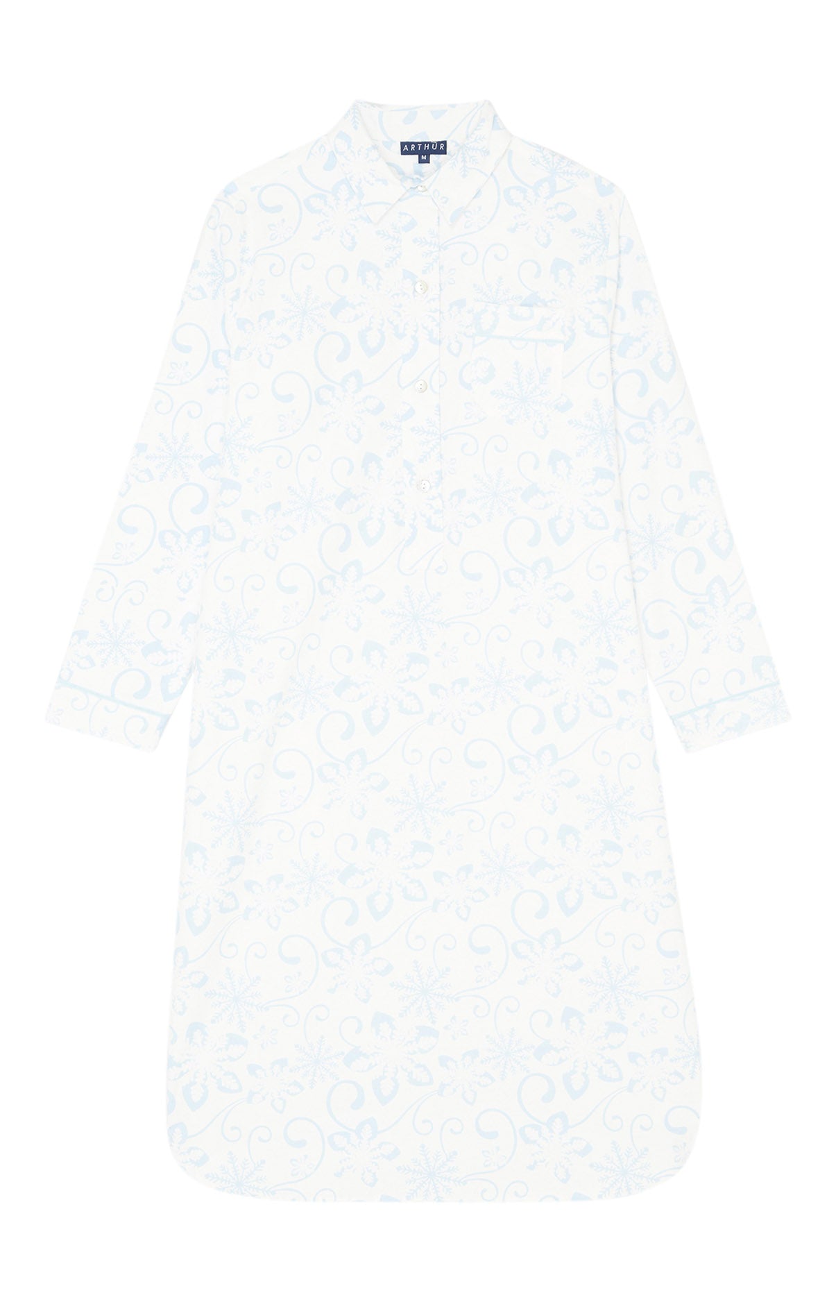 arthur-bob-dreamland-chemise-de-nuit-pilou-blanc-m image 3