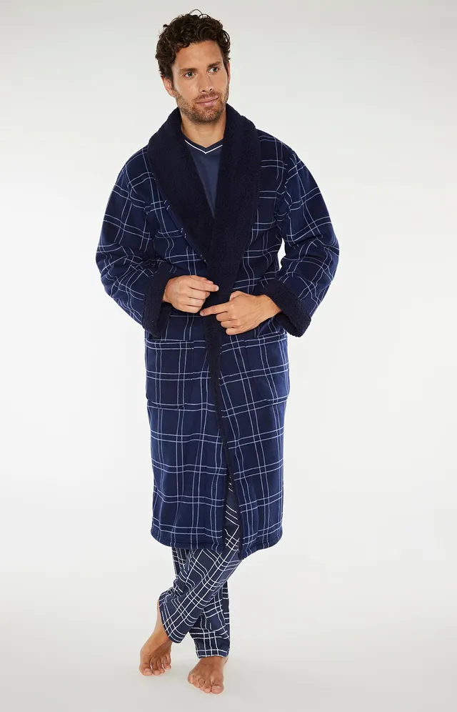 arthur-bob-lewis-robe-de-chambre-marine-carreaux-chaudes image 1