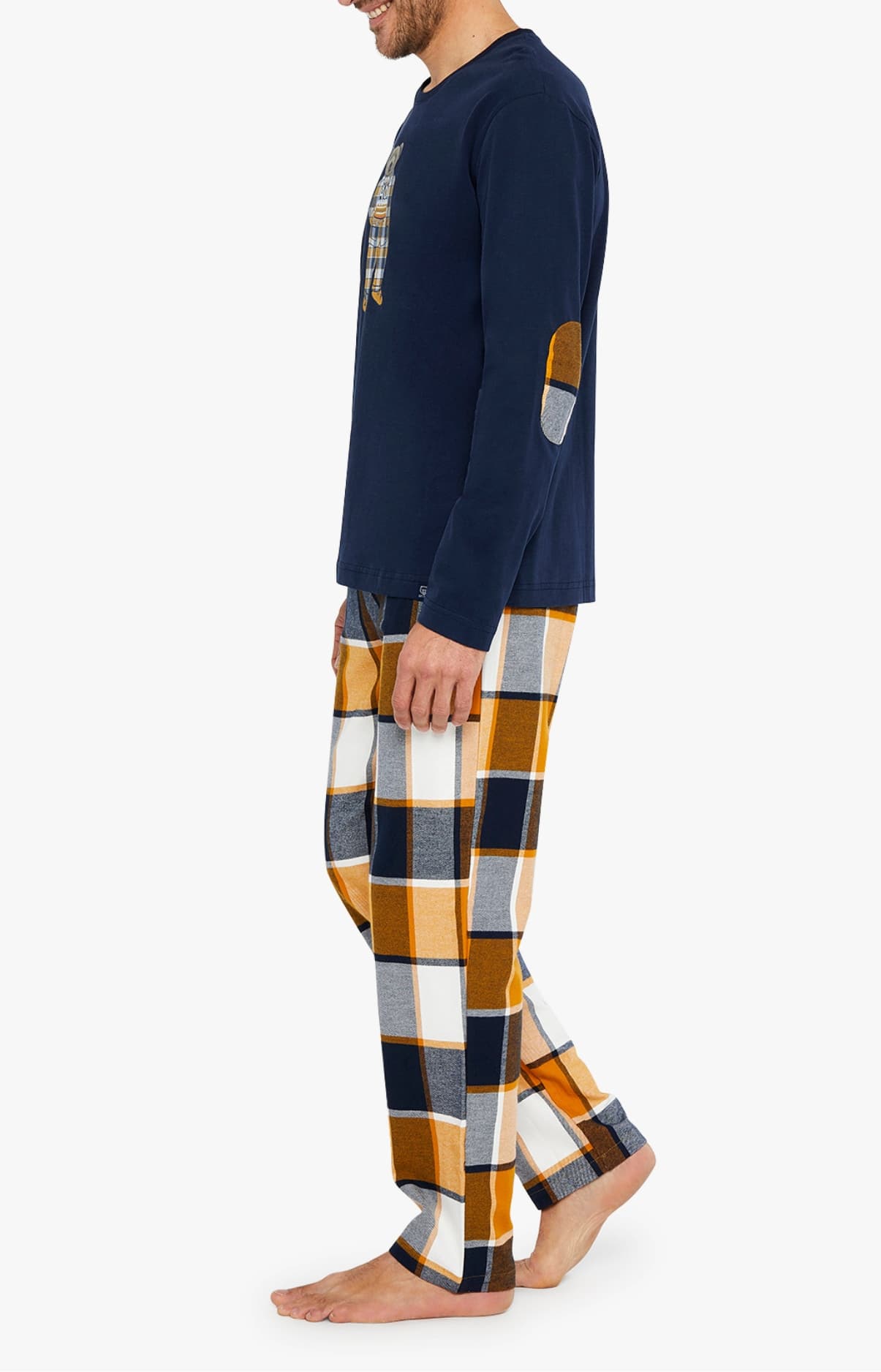 arthur-bob-happy-40-pyjama-homme-coton-bio-gold image 4
