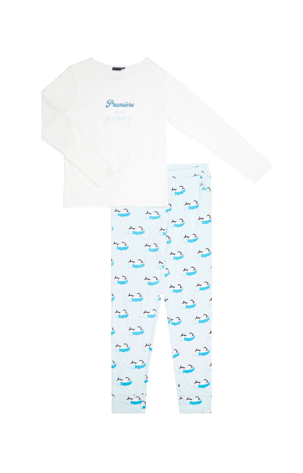 arthur-bob-iceberg-pyjama-femme-glace-coton-bio image 3