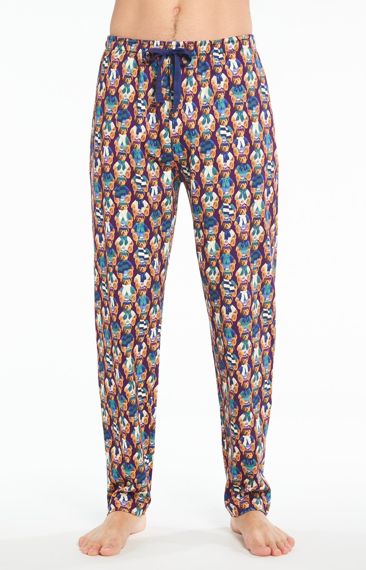 arthur-bob-teddy-pyjama-homme-violet-taille-l image 7