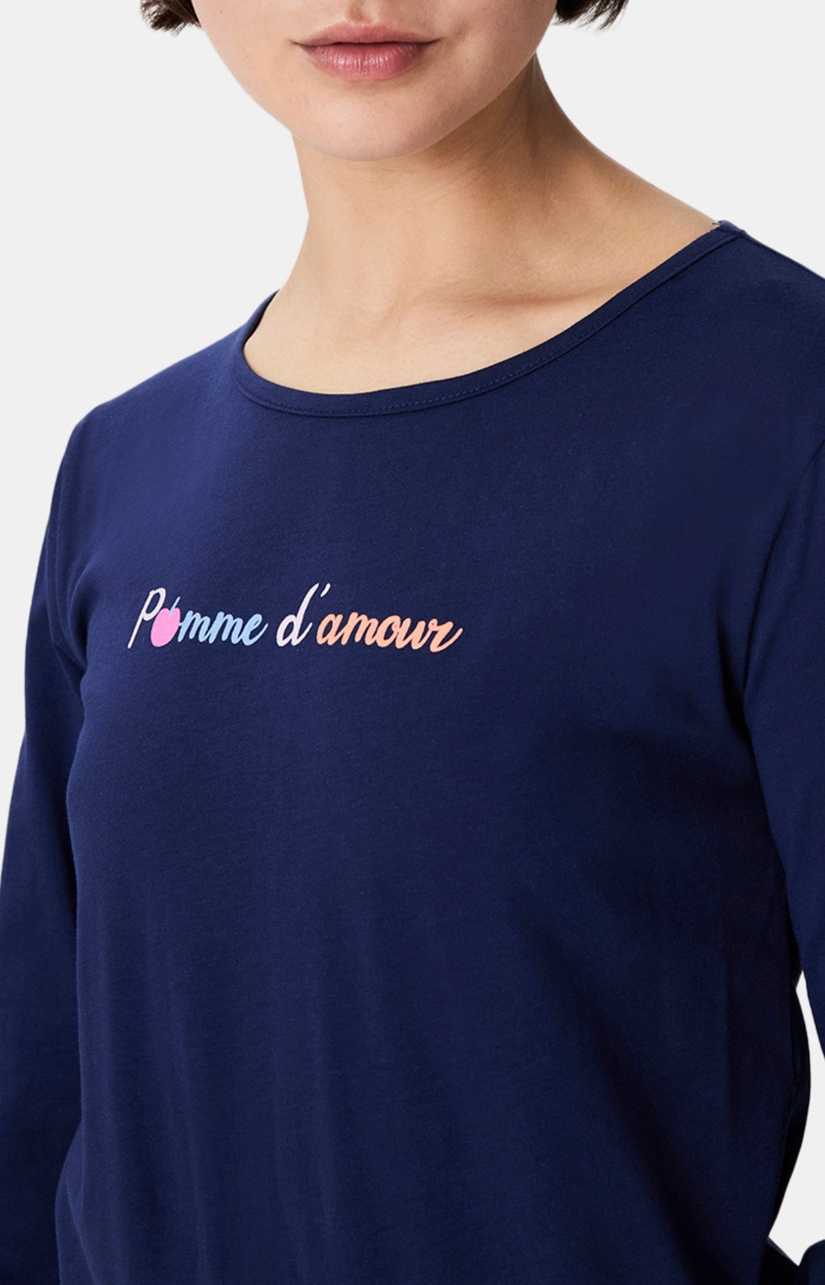 arthur-bob-pommes-pyjama-femme-multicolore-coton-bio image 2