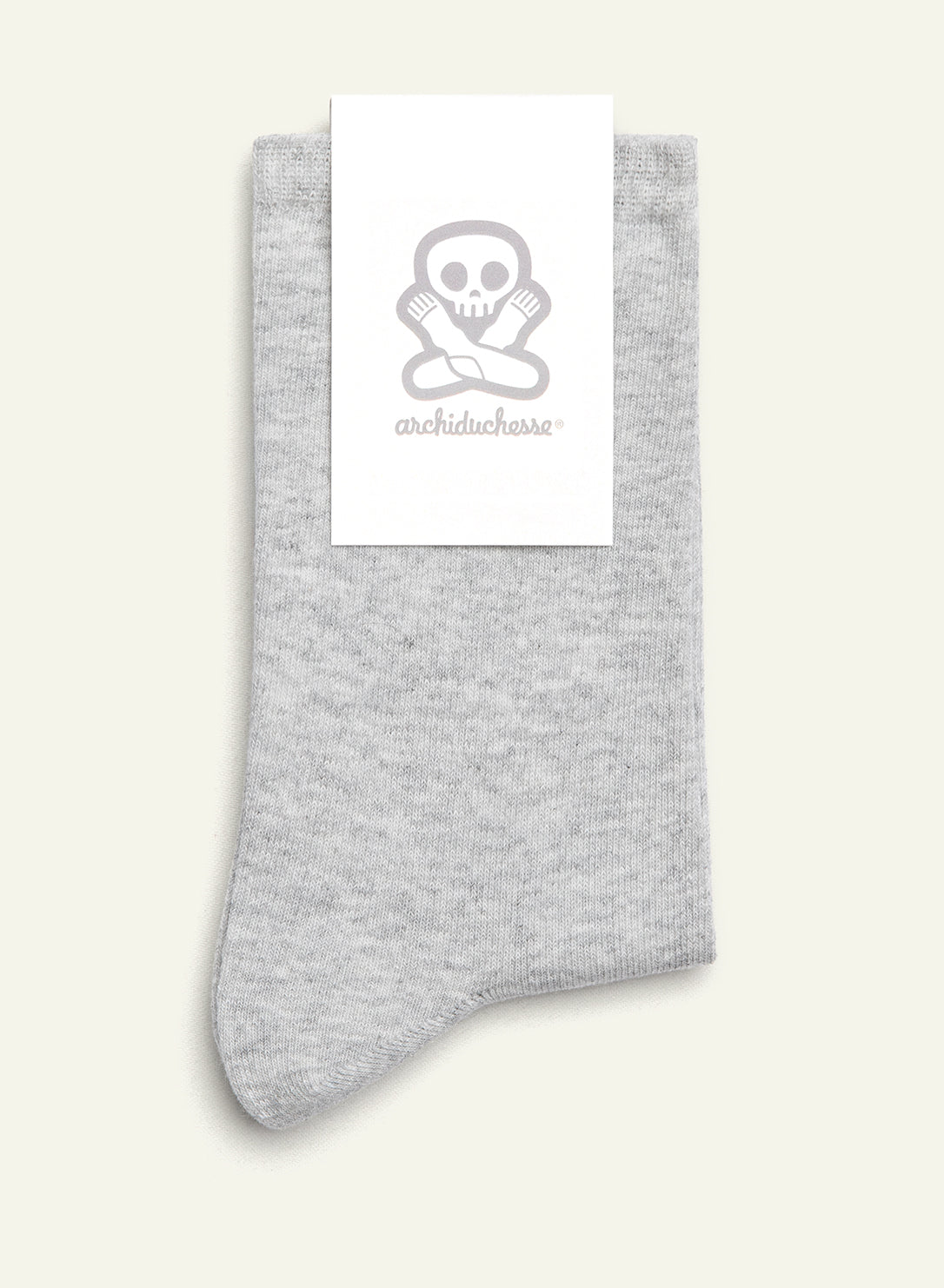 archiduchesse-recycl-e-mistigri-chaussettes-grise-courte image 3