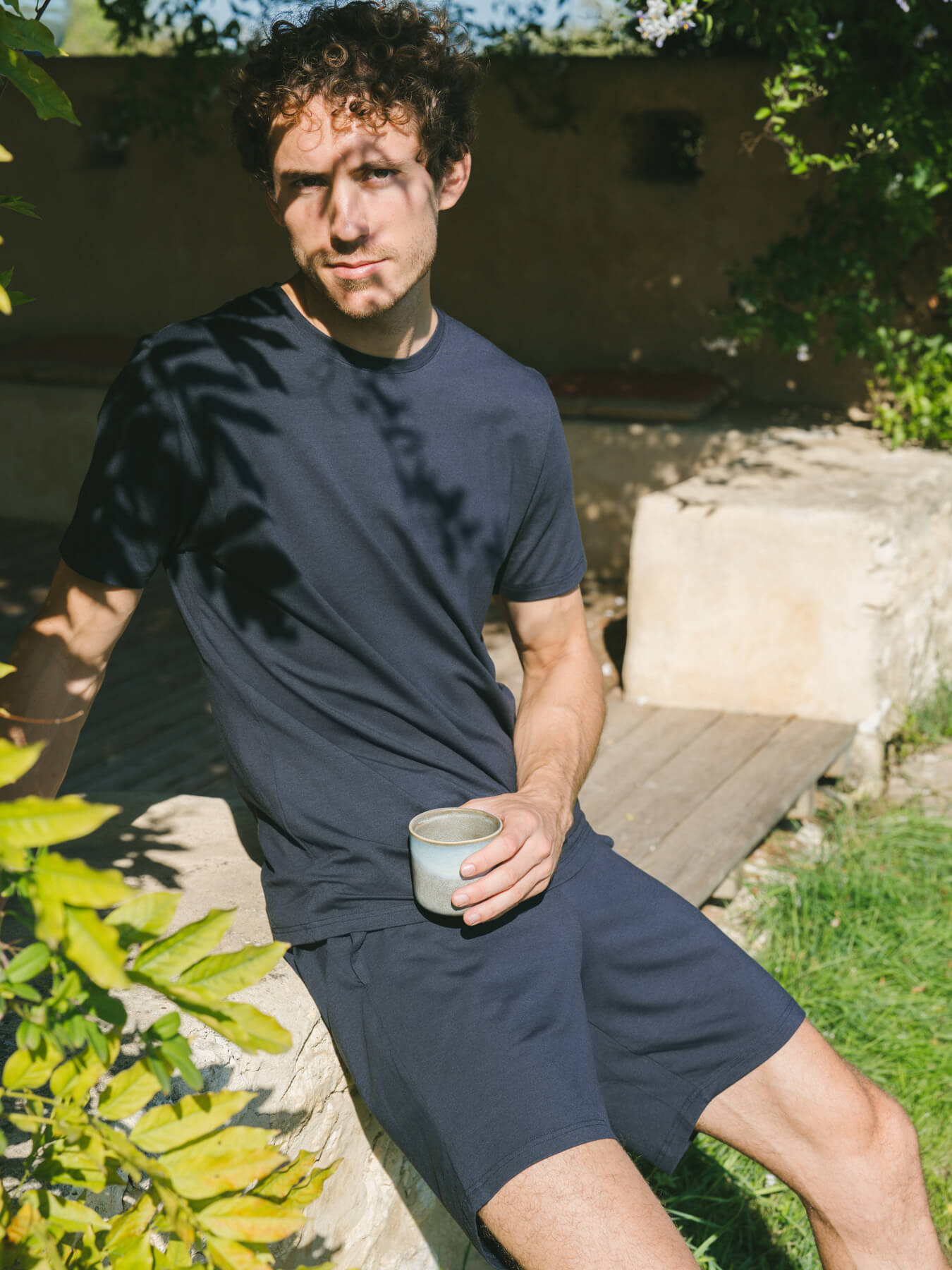 p-trone-short-de-pyjama-homme-coton-modal image 2