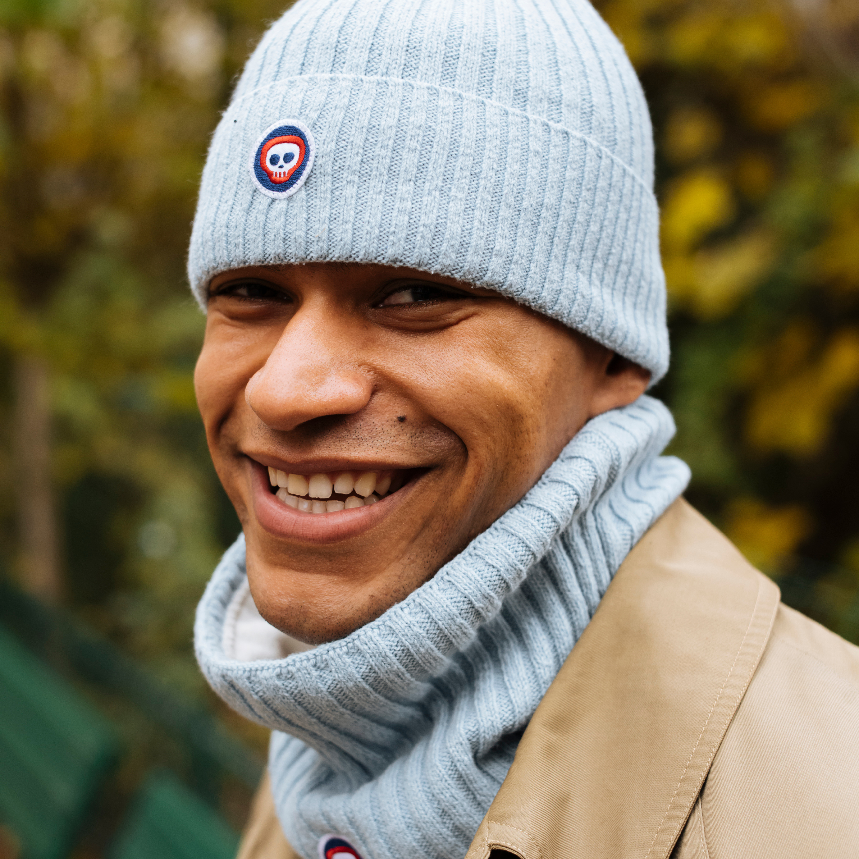 archiduchesse-cocooning-bonnet-bleu-ciel-recycl-taille-unique image 3