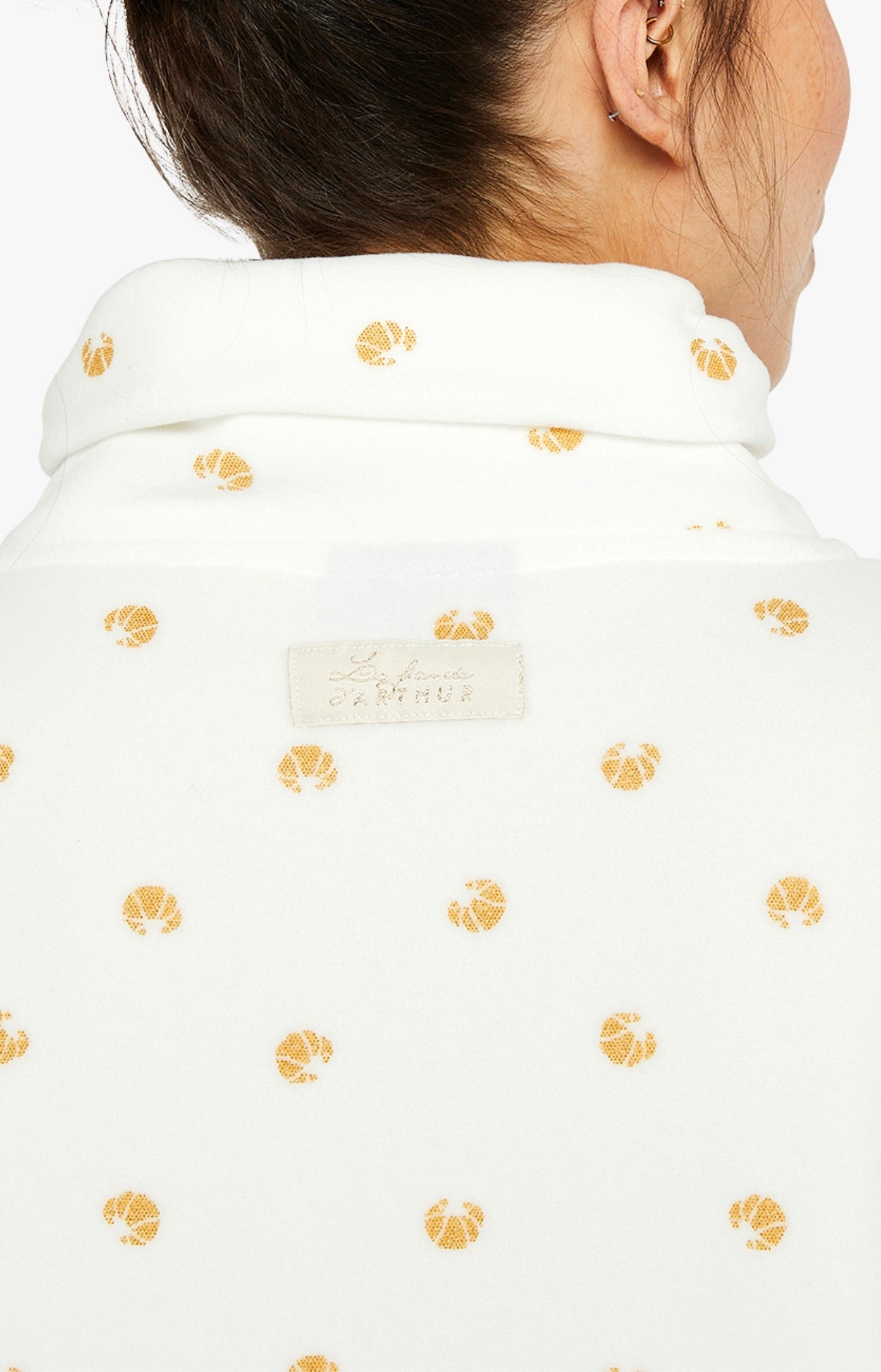 arthur-bob-pyjama-croissant-ivoire-polaire-femme image 7