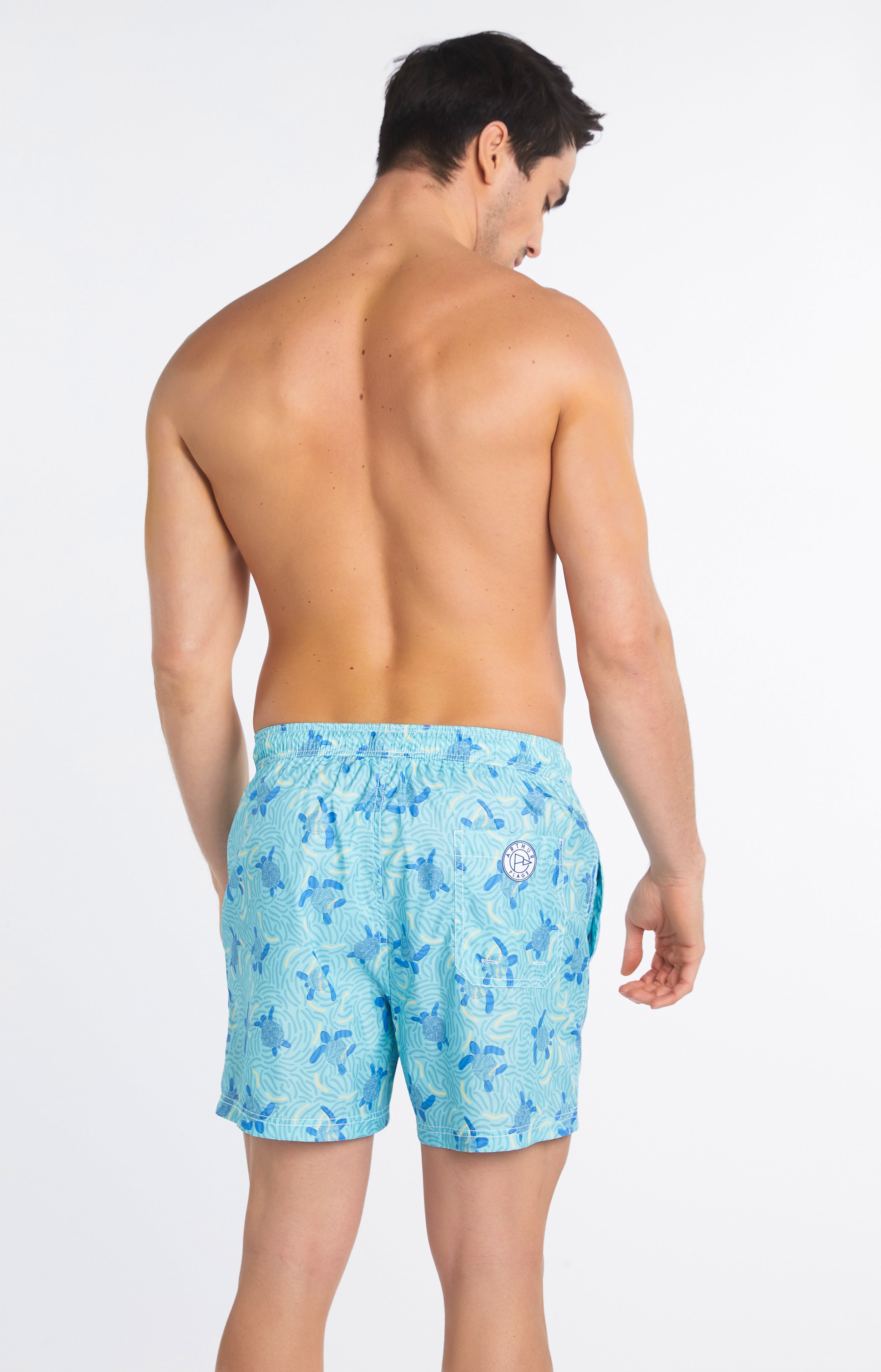 arthur-tortue-short-de-bain-lagon-bleu-recycl image 5