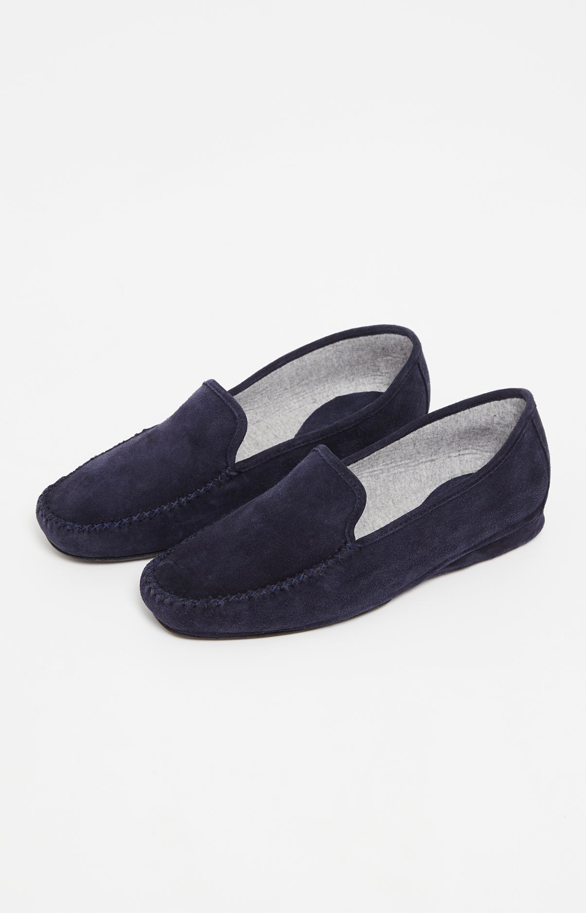 arthur-bob-mocassins-cuir-chaussons-homme-marine-43-cuir image 1